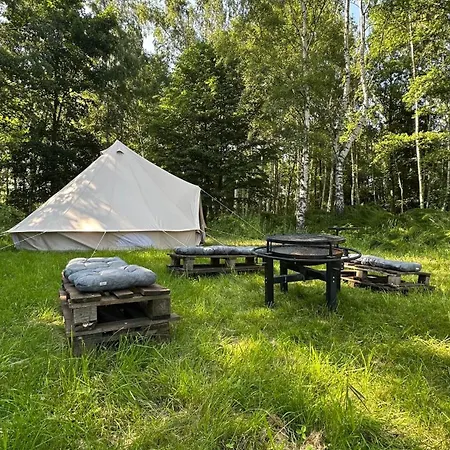 Glamping Stodola Silent Zone Роскошный шатер